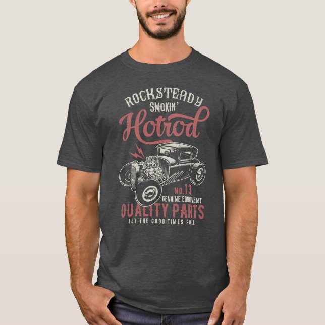 Rocksteady Smokin Hotrop Qualitäts-Körperteile Män T-Shirt (Vorderseite)