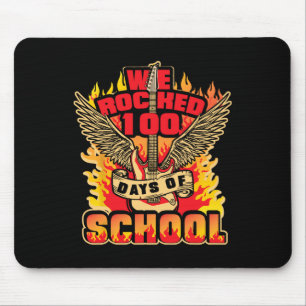 Rockte 100 Tage Schulmusik 100 Tage Schulzeit Mousepad