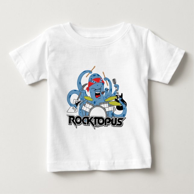 Rocktopus Baby T-shirt (Vorderseite)