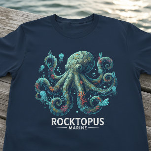 Rocktopus T-Shirt, Meeresleben Oktopus & Musik T-S T-Shirt