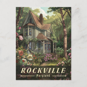 Rockville Retro - Ein Hauch von Marylands Charme Postkarte