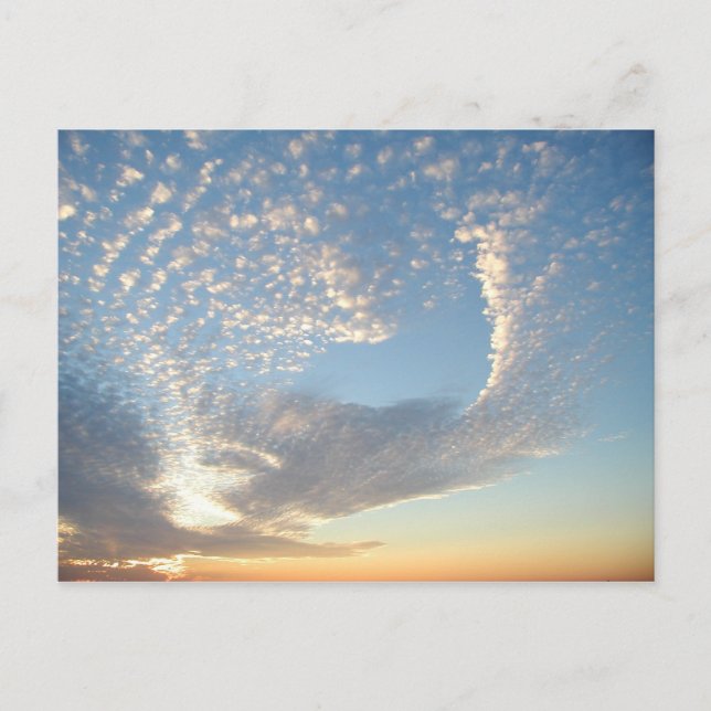 Rockwall Texas Sonnenuntergang Postkarte (Vorderseite)