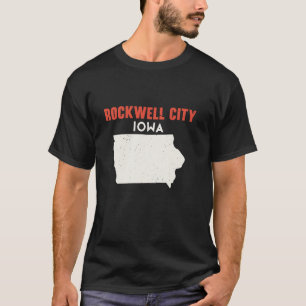Rockwell City Iowa USA Staat America Travel Iowan T-Shirt