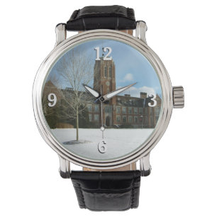 Rockwell im Winter in der Grove City Uni Armbanduhr