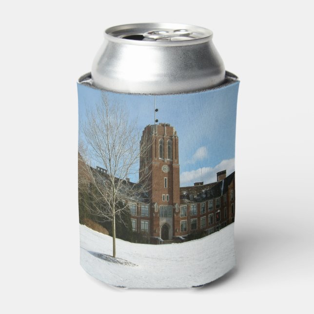 Rockwell im Winter in der Grove City Uni Dosenkühler (Kanne Vorderseite)