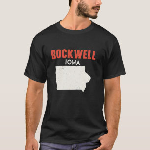 Rockwell Iowa USA Staat America Travel Iowan T-Shirt