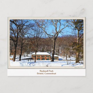 Rockwell Park, Bristol CT Postcard Postkarte