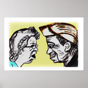 ROCKWELL POSTER MAN & FRAU