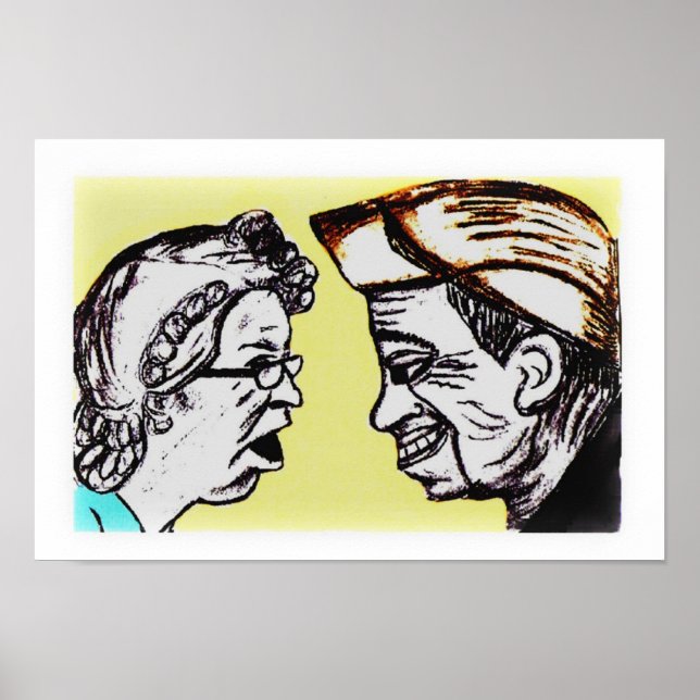 ROCKWELL POSTER MAN & FRAU (Vorne)