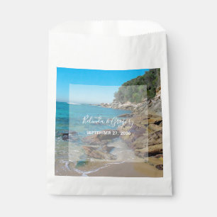 Rocky Beach Wedding Geschenktütchen