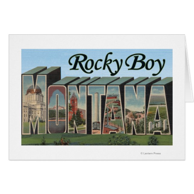Rocky Boy, Montana (Devant horizontal)