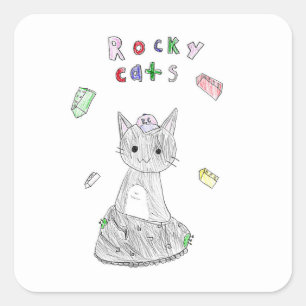 Rocky Cats Aufkleber