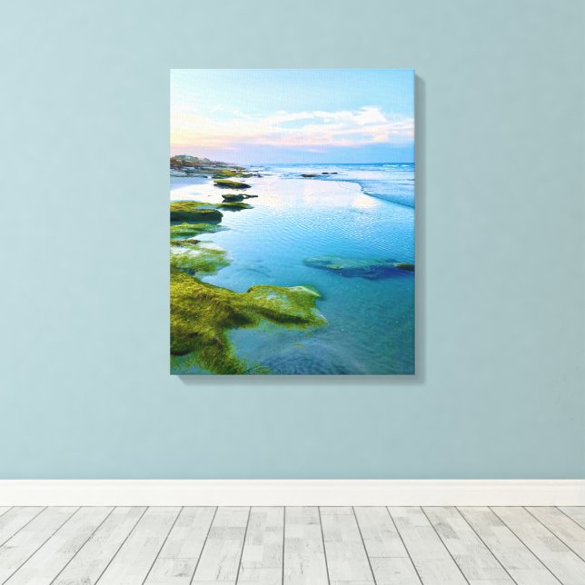 Rocky Coast Ocean Leinwand (Insitu (Holzboden))