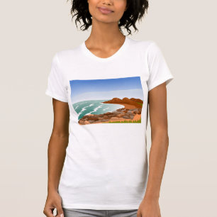 Rocky Coast Womens T - Shirt