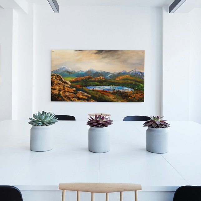 "Rocky Heights" Landscape Painting Poster (Von Creator hochgeladen)