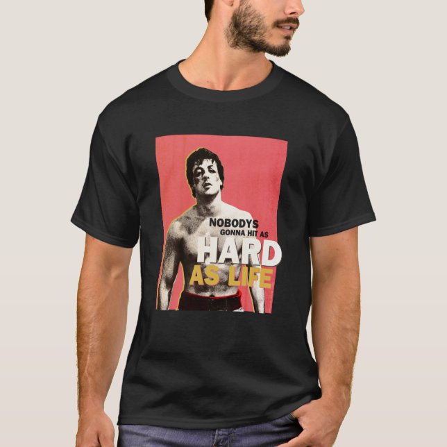 Rocky Hit so hart wie das Leben T-Shirt (Vorderseite)