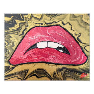 Rocky Horror Lippen 2 Foto Print