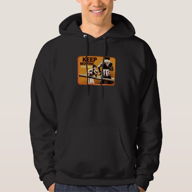 Rocky Keep Moving Forward Apollo Fight Hoodie (Vorderseite)