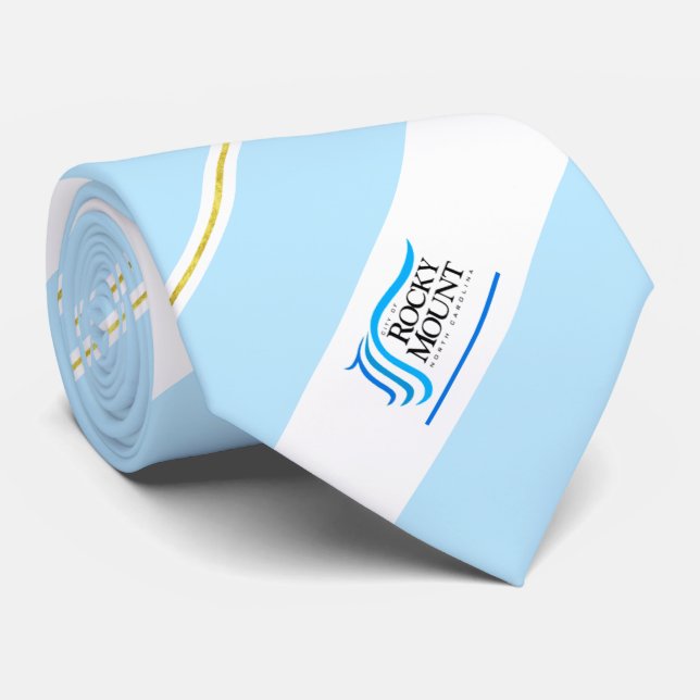 Rocky Mount (North Carolina) Stadtflagge Neck Tie Krawatte (Gerollt)