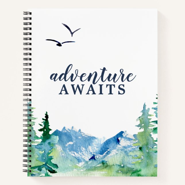 Rocky Mountain Adventure erwartet Reisejournal Notizbuch (Vorderseite)