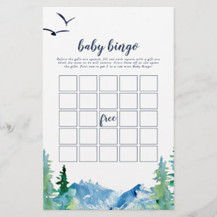 Rocky Mountain Baby Bingo Game Flyer
