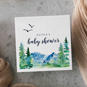 Rocky Mountain Baby Dusche Serviette