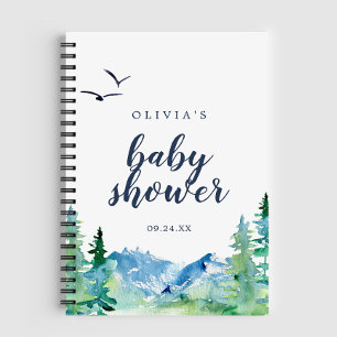 Rocky Mountain Baby Shower - Geschenkliste Notizbuch