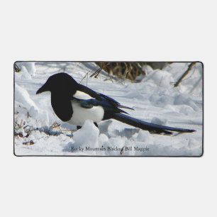 Rocky Mountain Black Billed Magpie Schreibtischunterlage