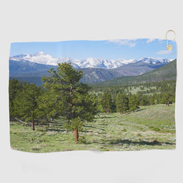 Rocky Mountain Blick Golfhandtuch (Horizontal)