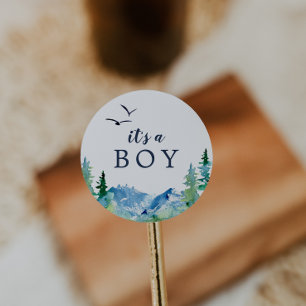 Rocky Mountain C'est un Autocollant de Baby shower