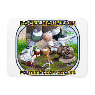 Rocky Mountain Club Logo Magnet