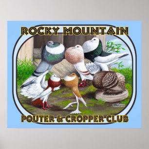 Rocky Mountain Club Logo Poster