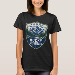 Rocky Mountain Colorado Outdoor-Abenteuer Wandern T-Shirt