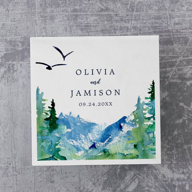 Rocky Mountain Hochzeit in Urlaubsort Serviette (Von Creator hochgeladen)