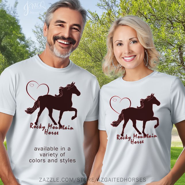 Rocky Mountain Horse Hearts T-Shirt (Rocky Mountain Horse Hearts T-Shirt)