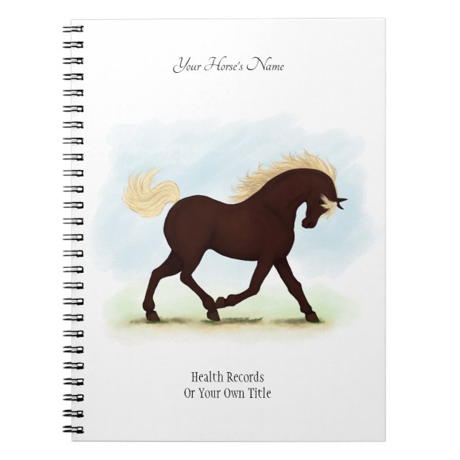 Rocky Mountain Horse Journal personnalisé du propr (Devant)