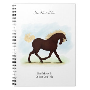 Rocky Mountain Horse Personalisierter Eigentümer J Notizblock