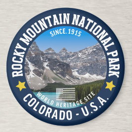 Rocky Mountain Landscape – Travel Photography  Magnet