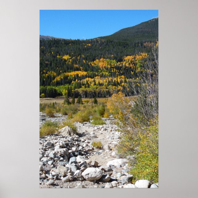 Rocky Mountain Landschaft Foto Naturschauplatz Poster (Vorne)