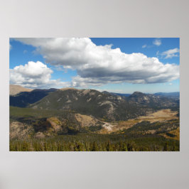 Rocky Mountain Landschaft Foto Naturschauplatz Poster