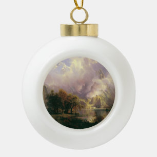 Rocky Mountain Landschaft Majestic Landschaft Keramik Kugel-Ornament