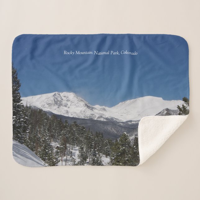 Rocky Mountain National Park 2 couverture sherpa (Devant (Horizontal))