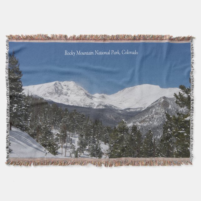 Rocky Mountain National Park 2 Werfen Decke (Vorderseite)