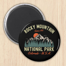 Rocky Mountain National Park Beaituful Landscape Magnet