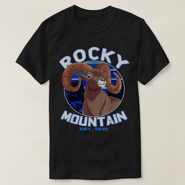 Rocky Mountain National Park Bighorn Sheep T-Shirt (Design vorne)
