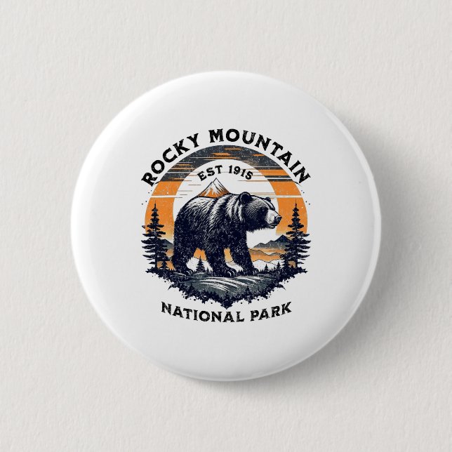 Rocky Mountain National Park  Button (Vorderseite)