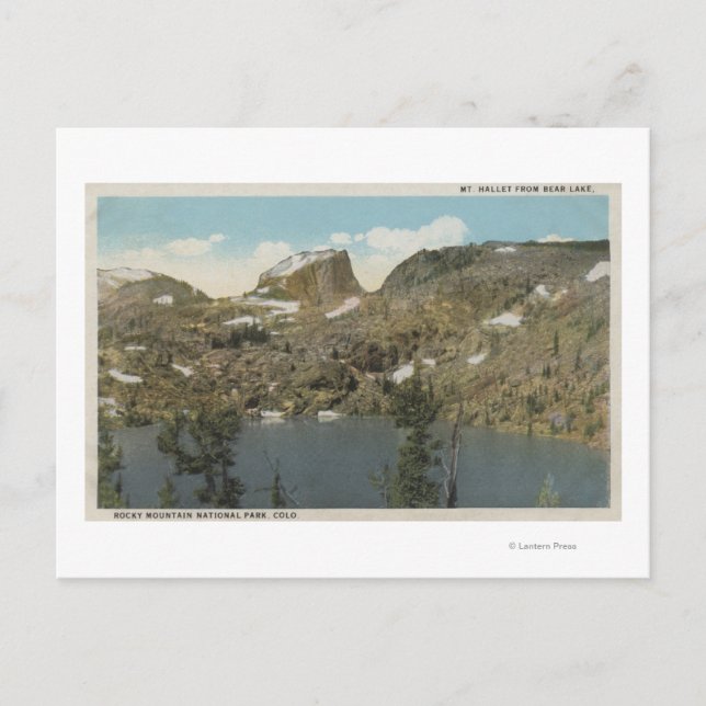 Rocky Mountain National Park, Colorado 2 Postkarte (Vorderseite)