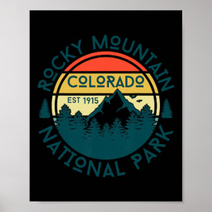 Rocky Mountain National Park Colorado Natur Wander Poster