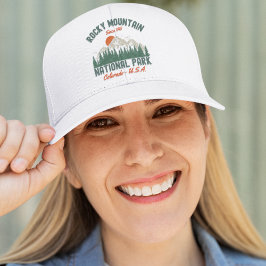 Rocky Mountain National Park Forest Landscape Truckerkappe