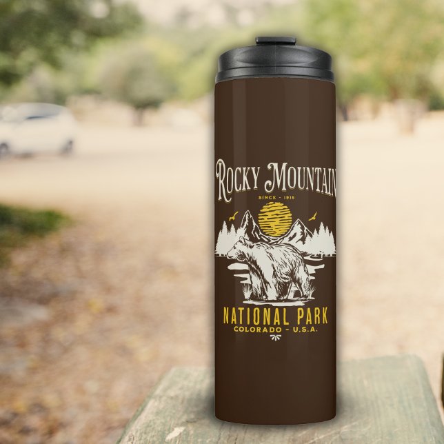 Rocky Mountain National Park Fun Landscape Thermosbecher (Von Creator hochgeladen)